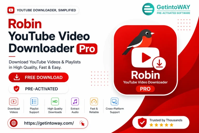 Download Robin YouTube Video Downloader Pro full version (pre-activated)