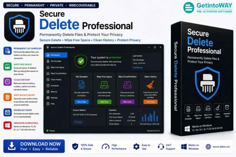 Secure Delete Professional Pre-Activated