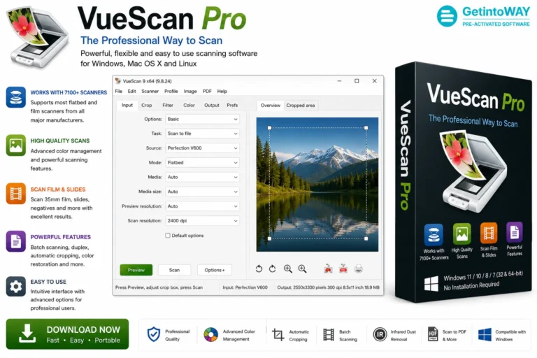 VueScan Pro Pre-Activated