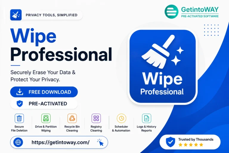 Download Wipe Professional full version (pre-activated)