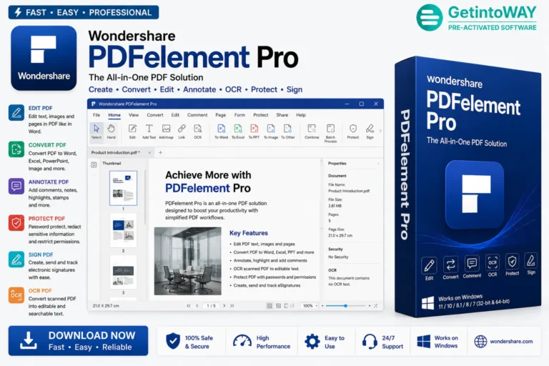 Wondershare PDFelement Pro Pre-Activated