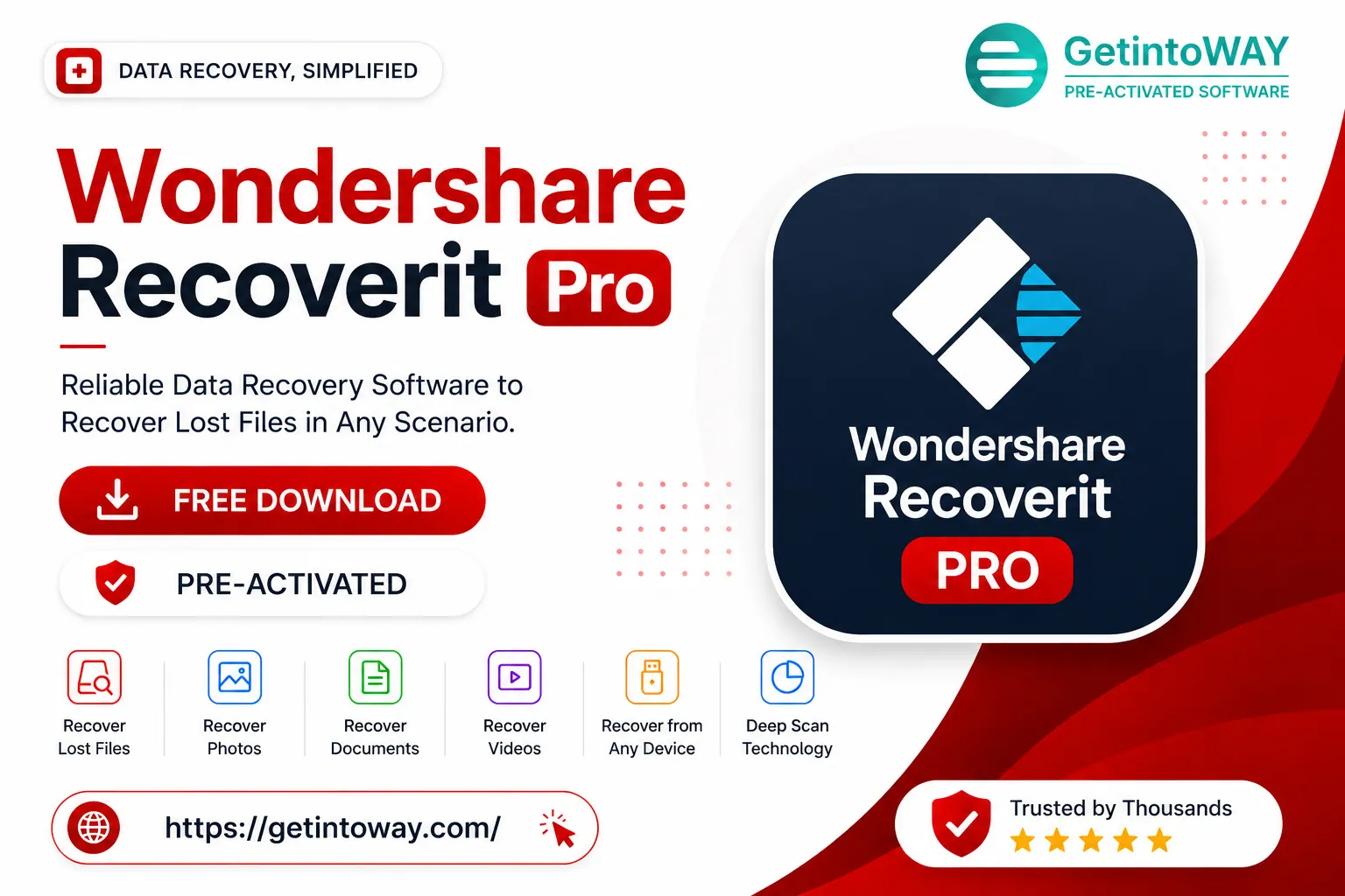 Wondershare Recoverit 14.0.34.2 Download Wondershare Recoverit Pre-Activated