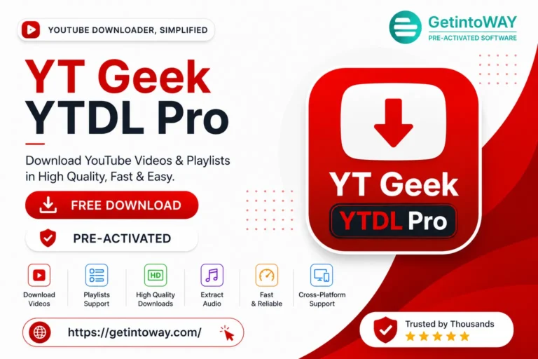 YT Geek YTDL Pro Pre-Activated