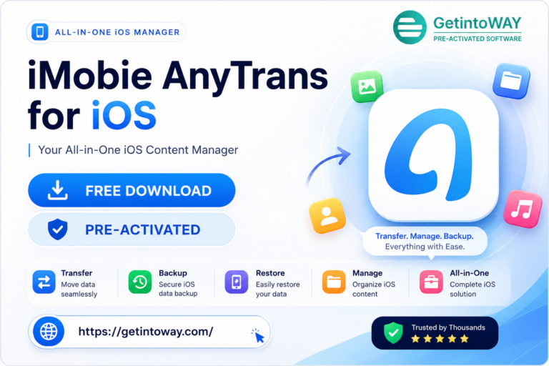 iOS content management software advertisement