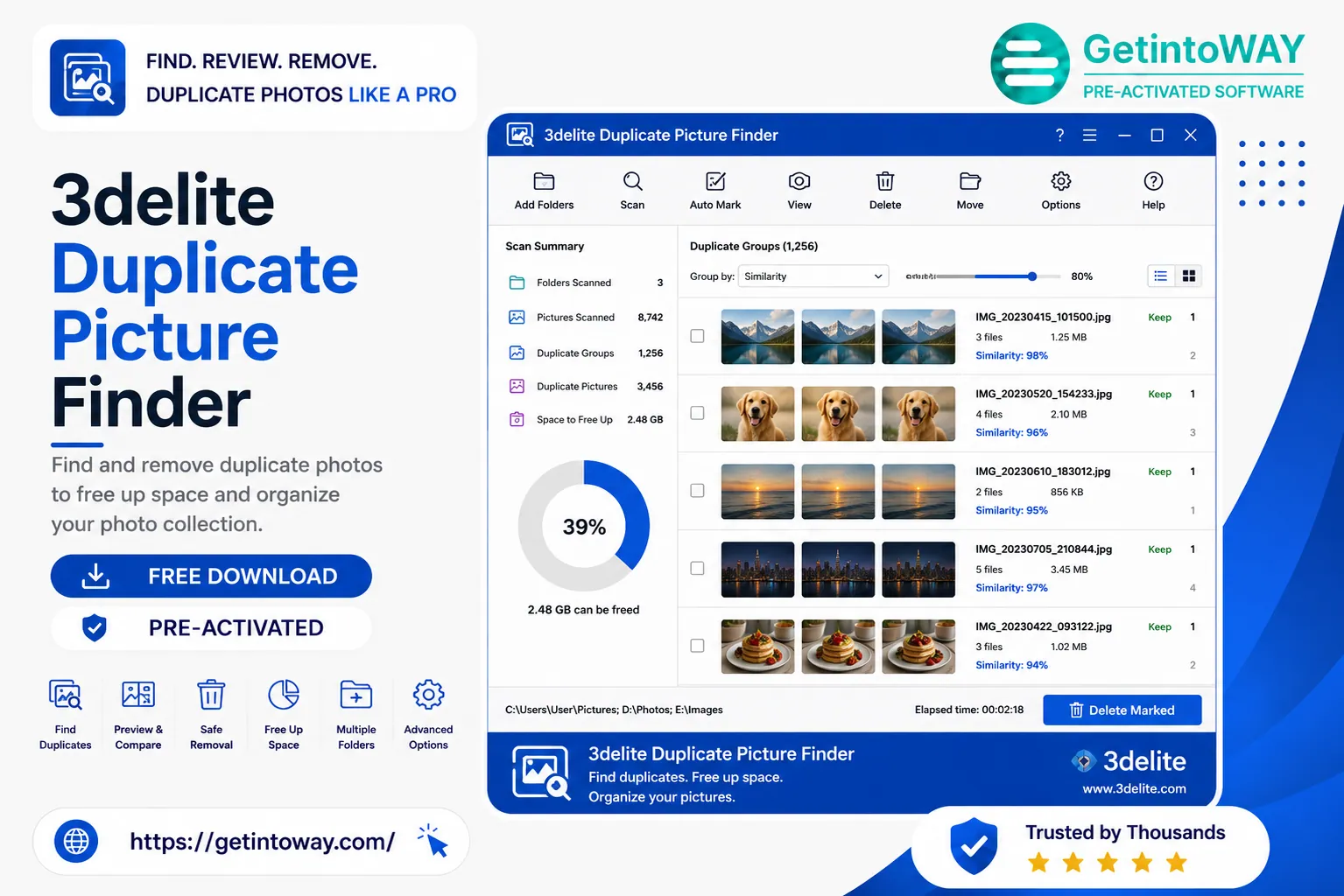 3delite Duplicate Picture Finder 1.0.112.122 3delite Duplicate Picture Finder Pre-Activated