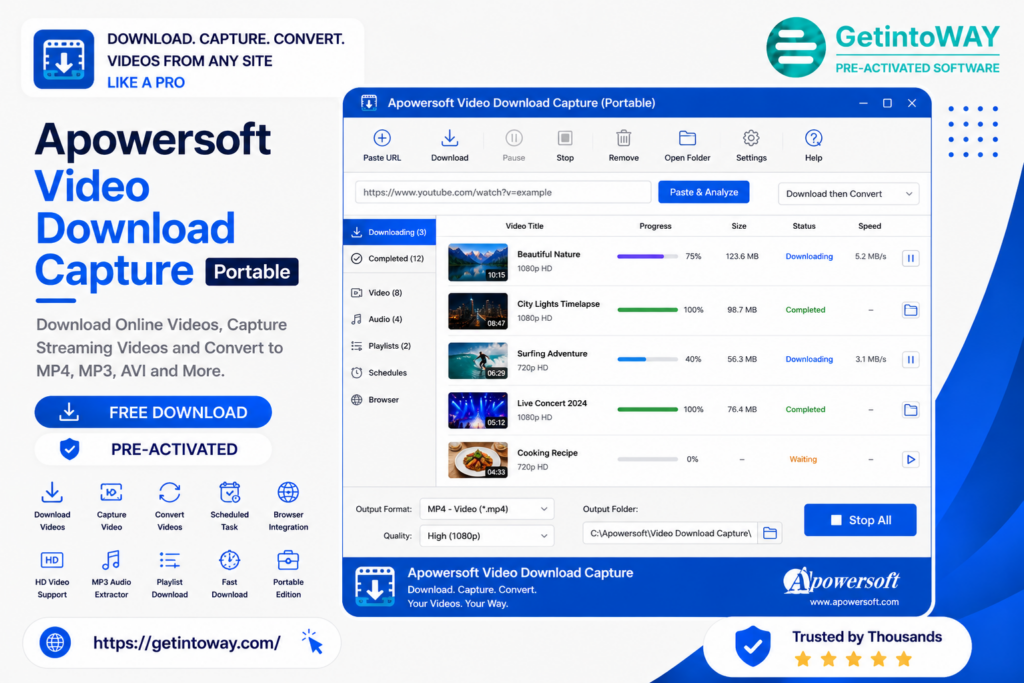 Apowersoft Video Download Capture Portable