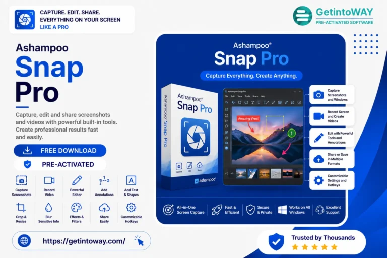 Ashampoo® Snap Pro Pre-Activated