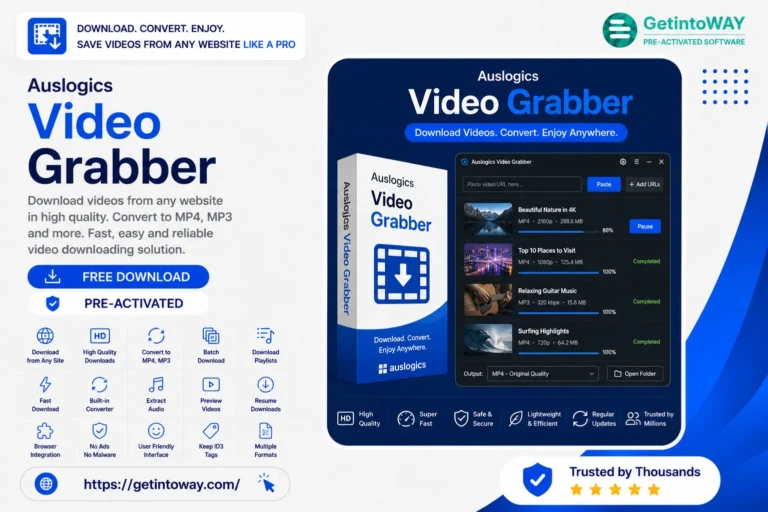 Auslogics Video Grabber Pre-Activated