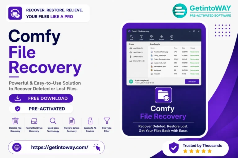 Comfy File Recovery Pre-Activated