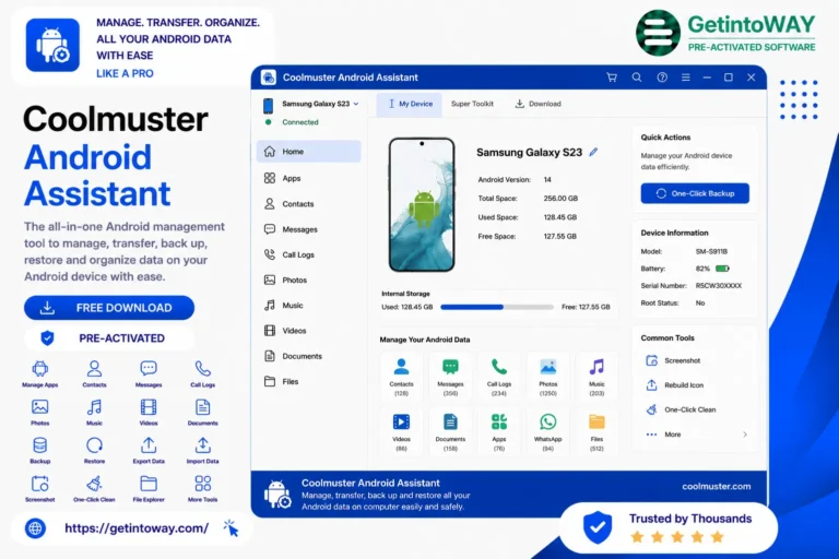 Coolmuster Android Assistant Pre-Activated