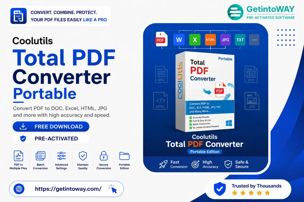 CoolUtils Total PDF Converter 6.5.0.184 Portable | GetintoWAY