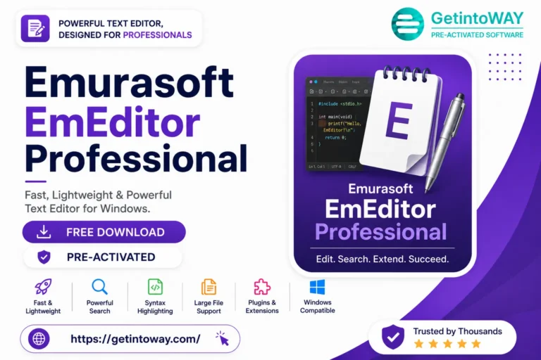 Emurasoft EmEditor Professional Pre-Activated