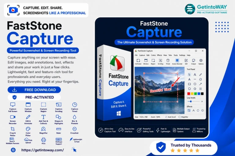 FastStone Capture Pre-Activated
