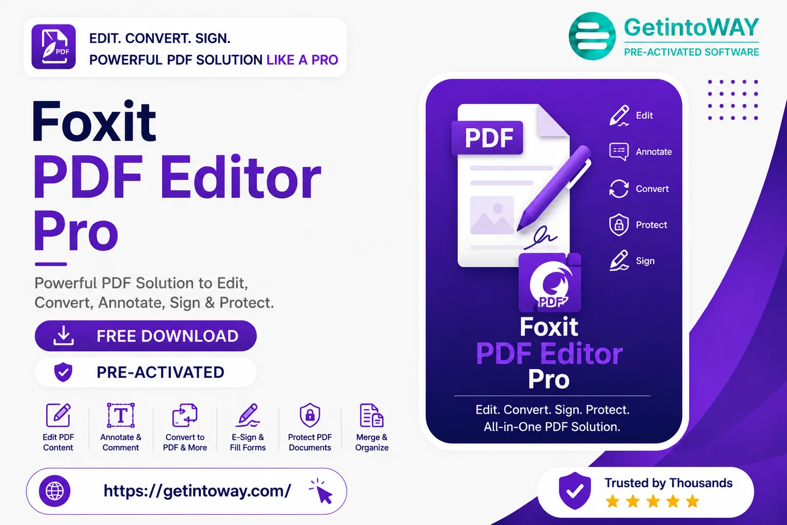 Foxit PDF Editor Pro 2026.2.0.39747 Foxit PDF Editor Pro Pre-Activated