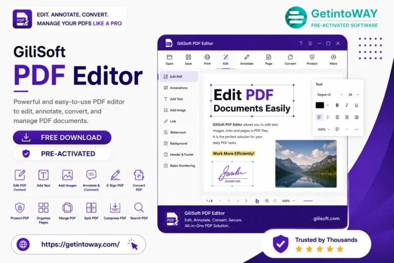 GiliSoft PDF Editor Pre-Activated