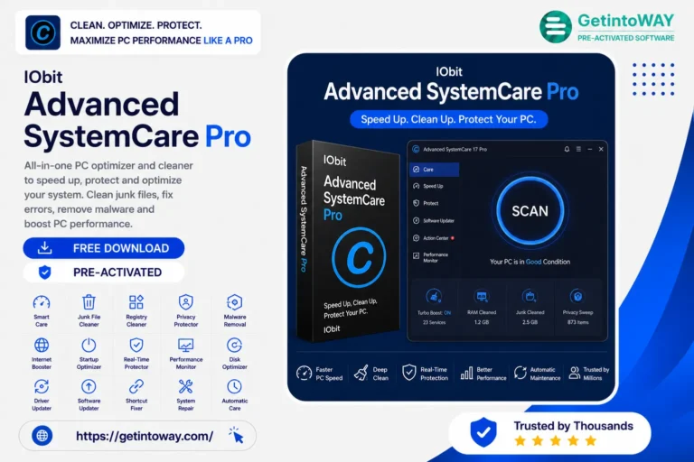 Advanced SystemCare Pro Pre-Activated