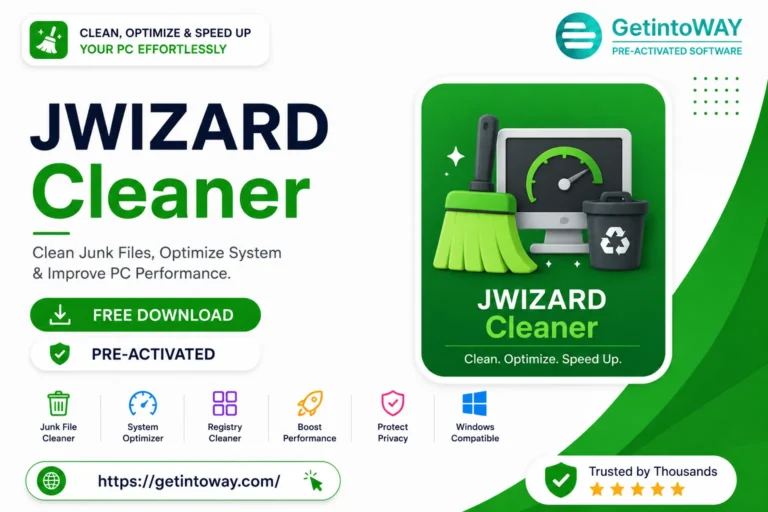 JWIZARD Cleaner Pre-Activated