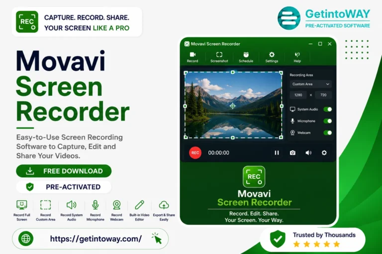 Movavi Screen Recorder Pre-Activated