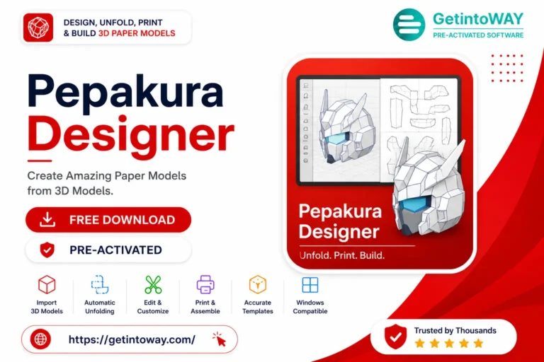 Pepakura Designer Pre-Aactivated