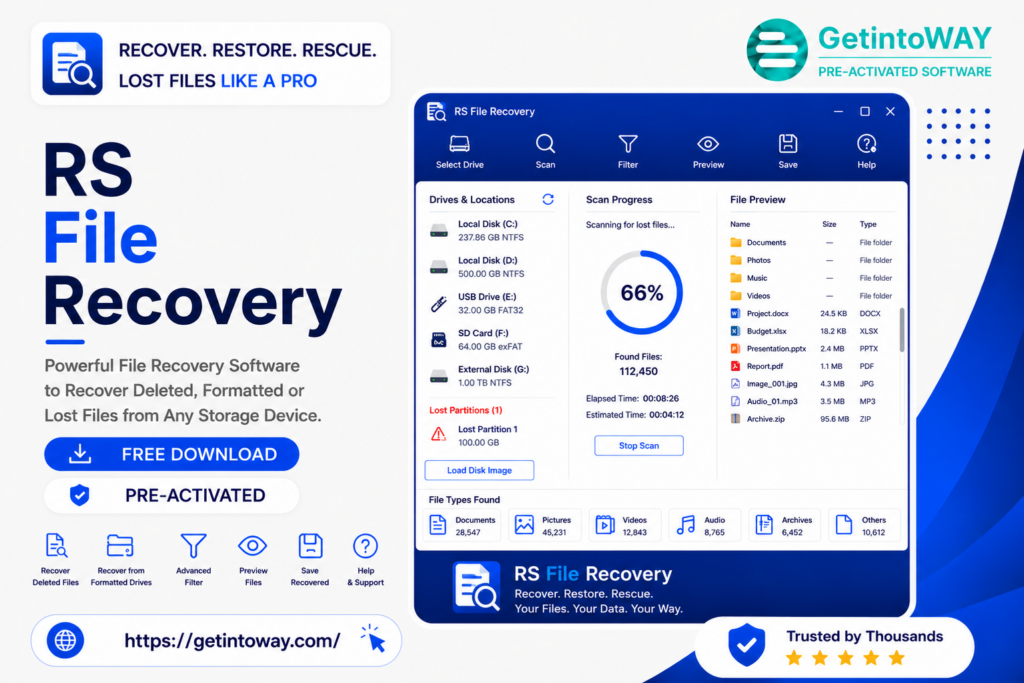 RS File Recovery 7.4 RS File Recovery