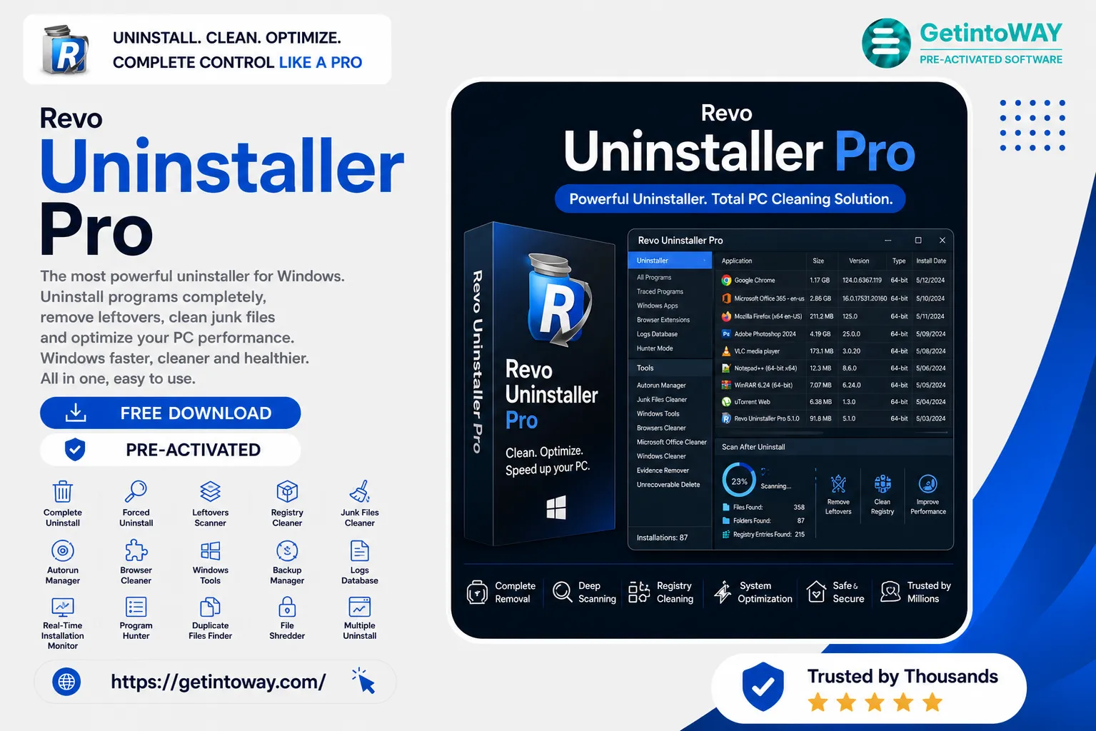 Revo Uninstaller Pro 5.5.4 Revo Uninstaller Pro Pre-Activated