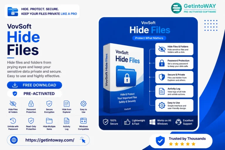 VovSoft Hide Files Pre-Activated