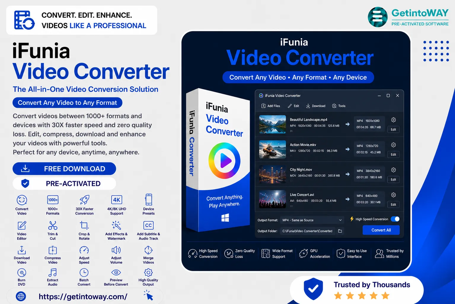 iFunia Video Converter 5.1.1 iFunia Video Converter Pre-Activated