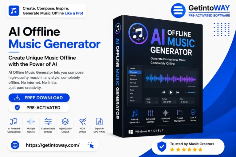 AI Offline Music Generator Pre-Activated