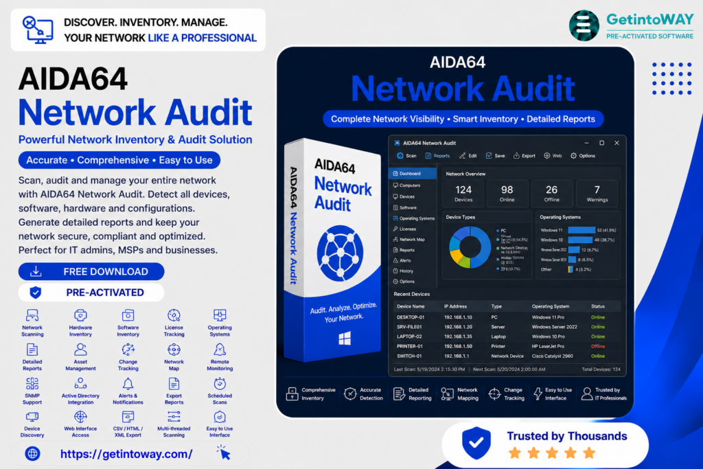 AIDA64 Network Audit Pre-Activated