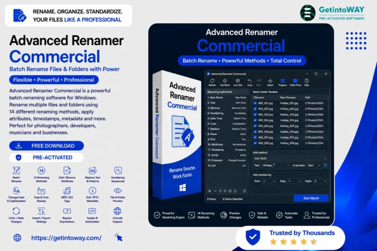 Advanced Renamer Commercial Pre-Activated