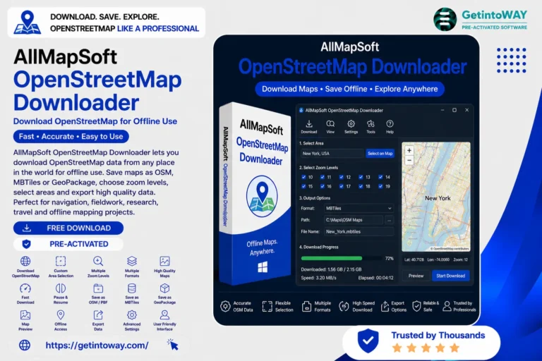 AllMapSoft OpenstreetMap Downloader Pre-Activated