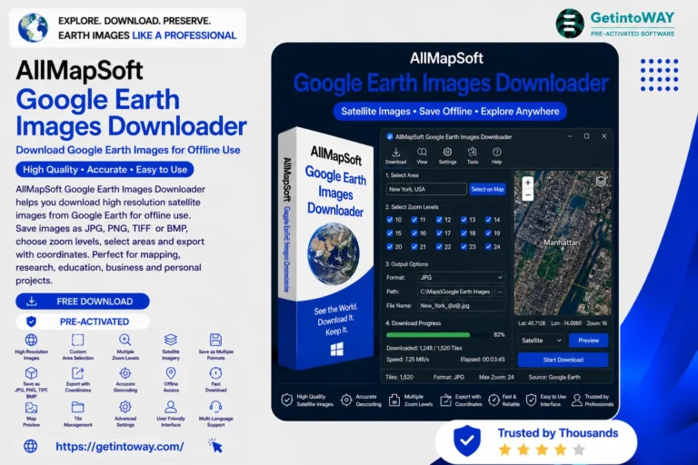 AllMapSoft Google Earth images downloader Pre-Activated