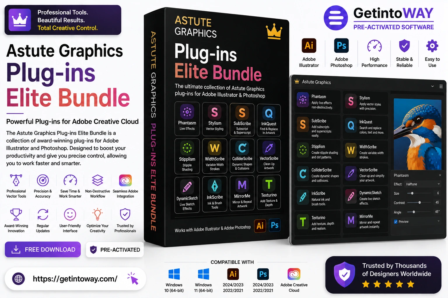 Astute Graphics Plug-ins Elite Bundle 4.5.2 Astute Graphics Plug-Ins Elite Bundle Pre-Activated