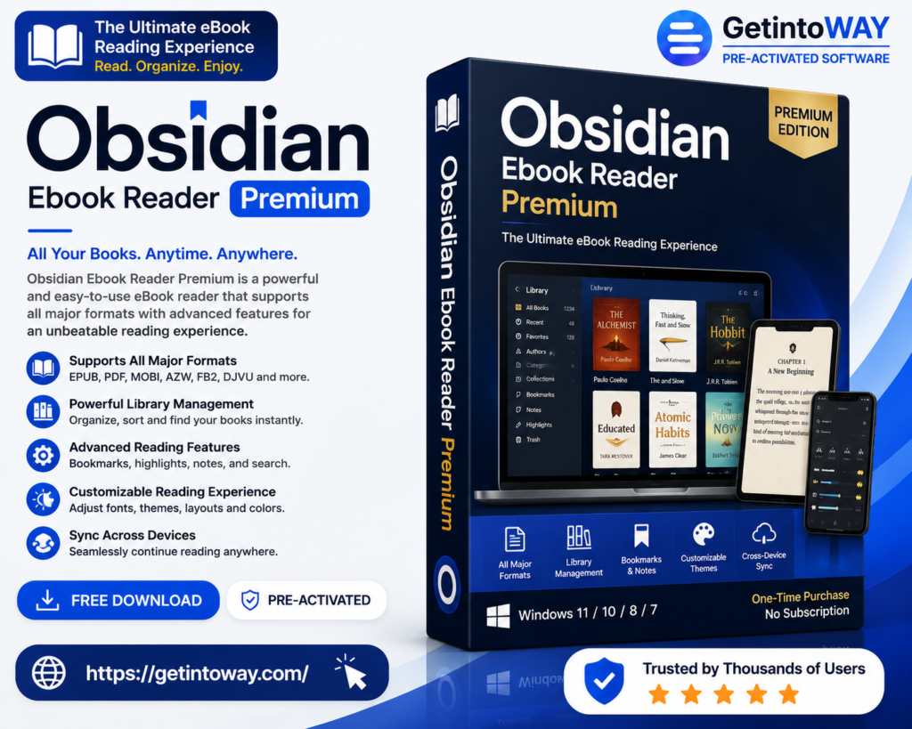 Obsidian Ebook Reader Premium