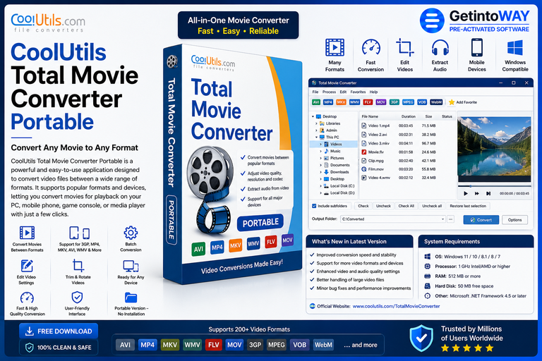 CoolUtils Total Movie Converter Portable