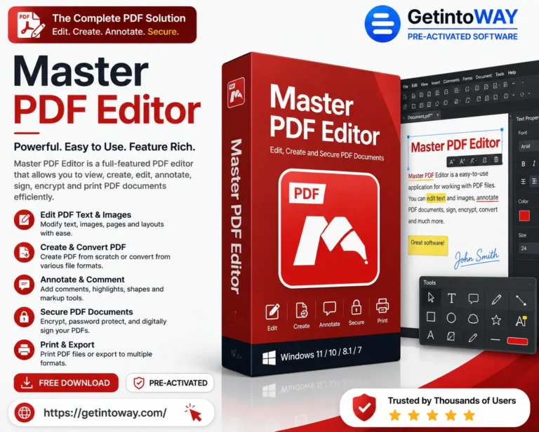 Master PDF Editor Pre-Activated