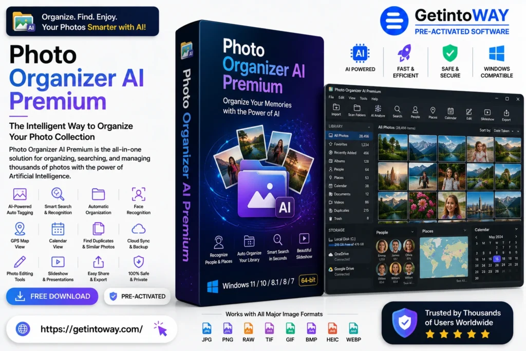 Photo Organizer AI Premium Pre-Activated