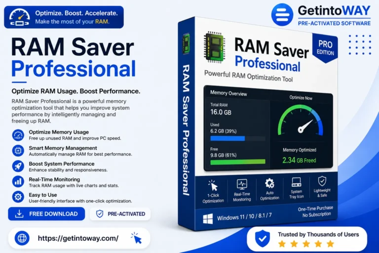 RAM Saver Pre-Activated