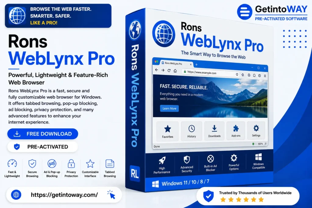 Rons WebLynx Pro 2026.10.1.1613 | GetintoWAY