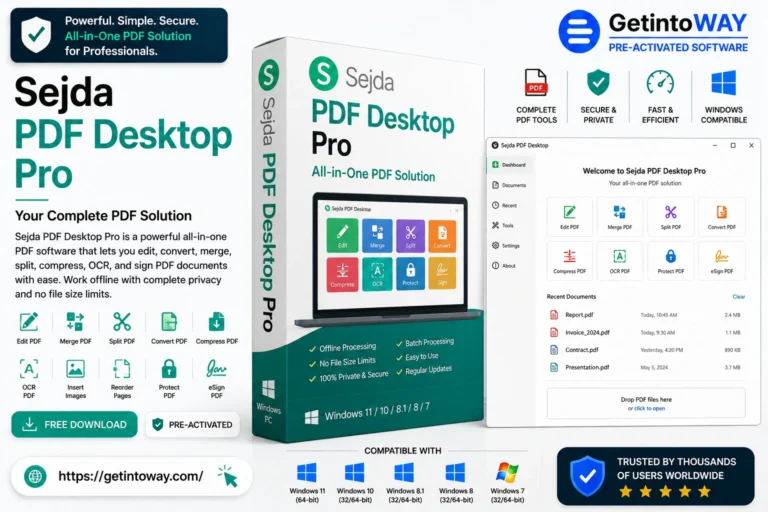 Sejda PDF Desktop Pro Pre-Activated