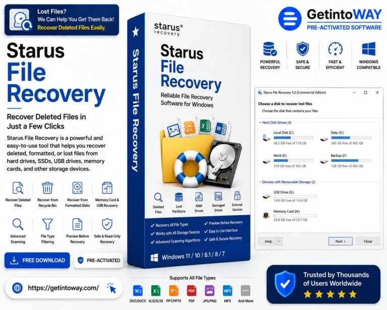 Starus File Recovery Pre-Activated