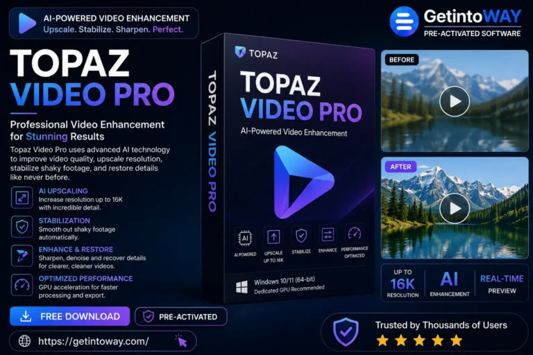 Topaz Video Pro Pre-Activated