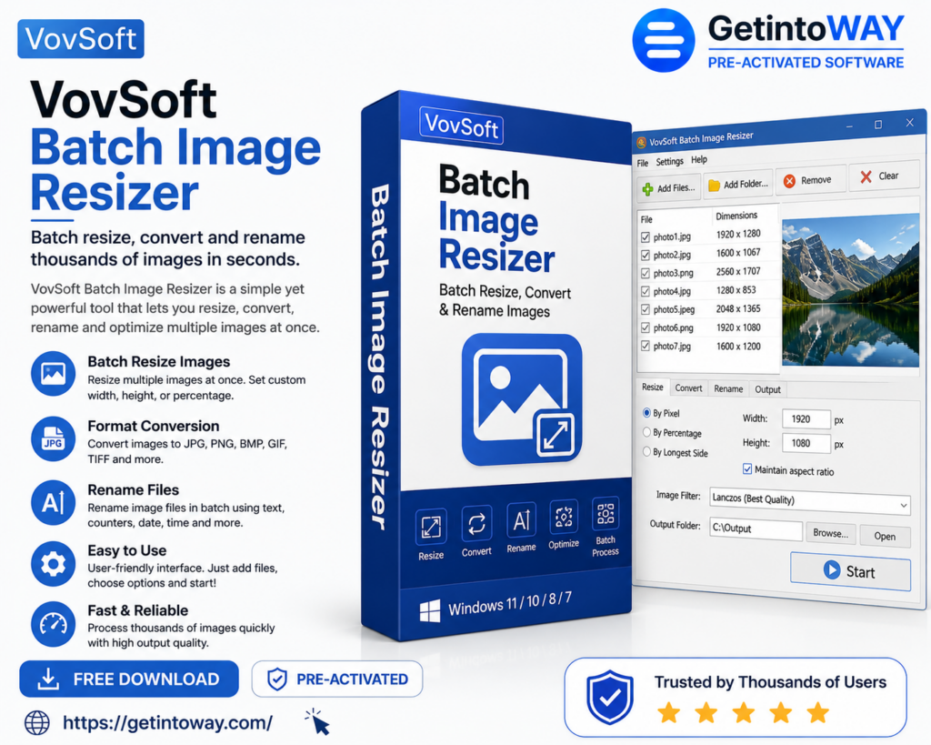 VovSoft Batch Image Resizer 2.4 VovSoft Batch Image Resizer