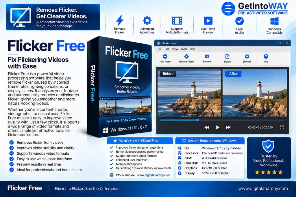 Flicker Free Pre-Activated
