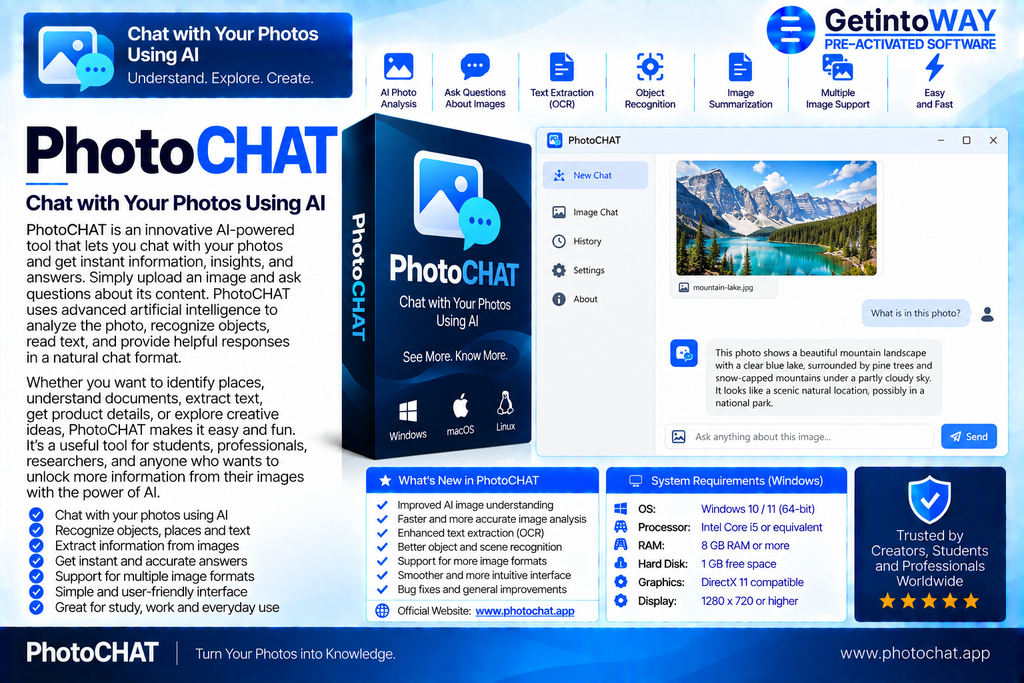 PhotoCHAT AI Pre-Activated