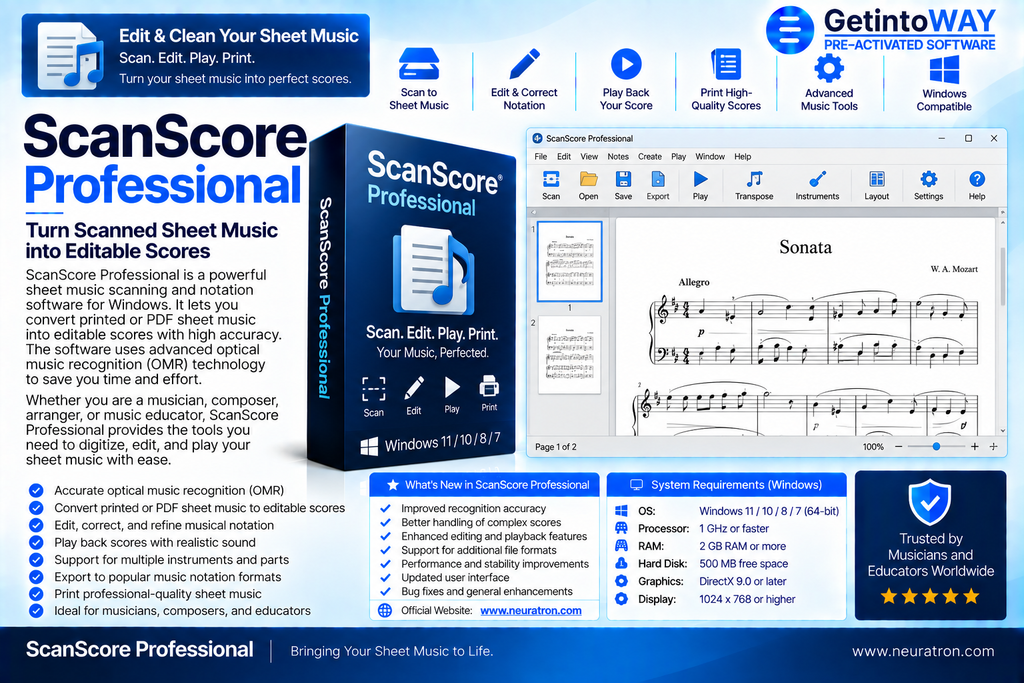 ScanScore Professional Pre-Activated