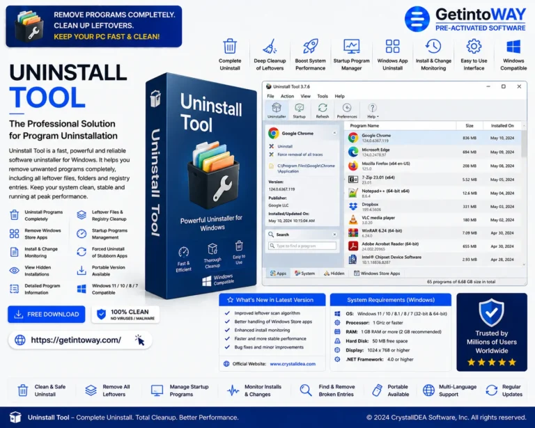 Uninstall Tool Pre-Activated