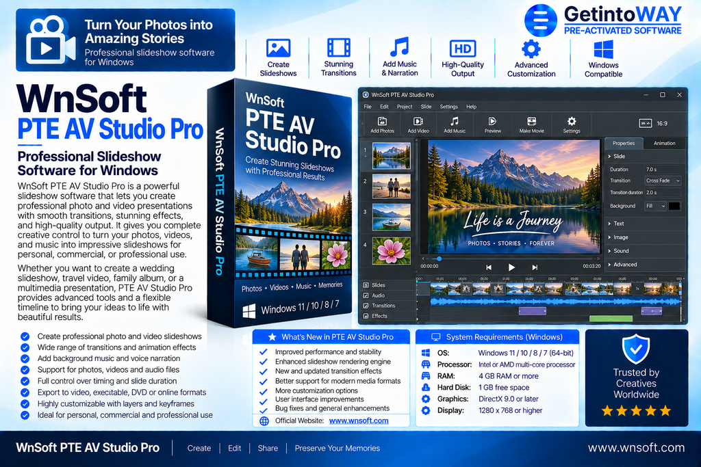 WnSoft PTE AV Studio Pro Pre-Activated